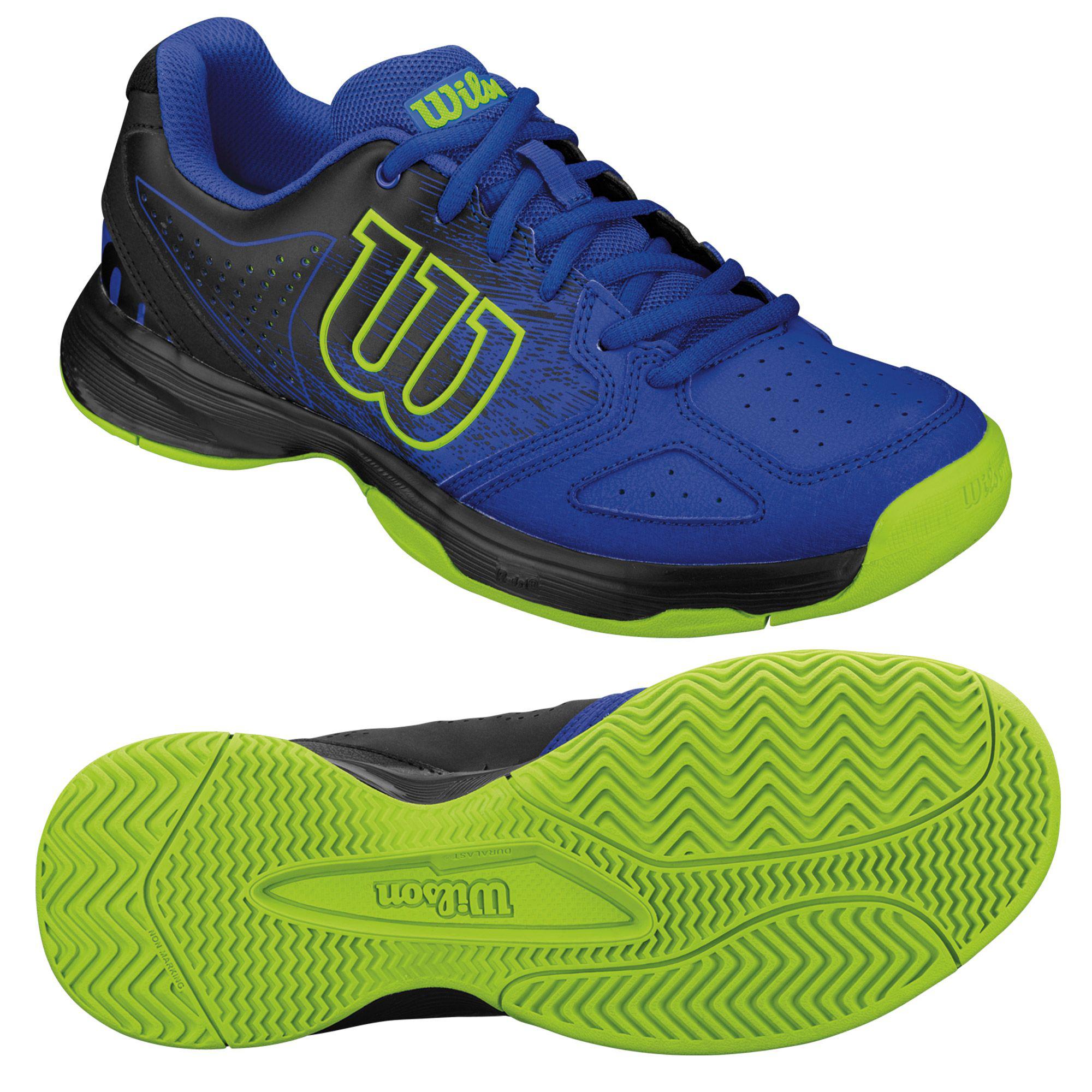 WILSON KAOS Comp Junior Tennis Shoes - Blue/Black